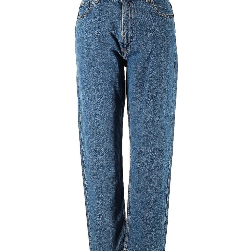 Zara Blue Straight Leg Women's Jeans Very Good condition minor wear on fabric